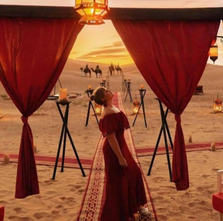 Merzouga Top Luxury Camp Exterior foto